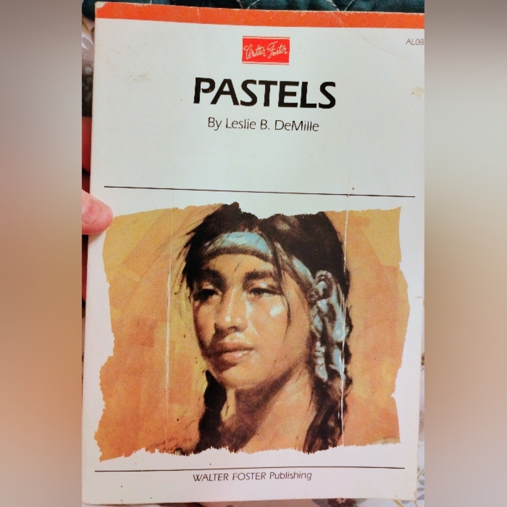 Vintage Walter Foster Pastels Art Book